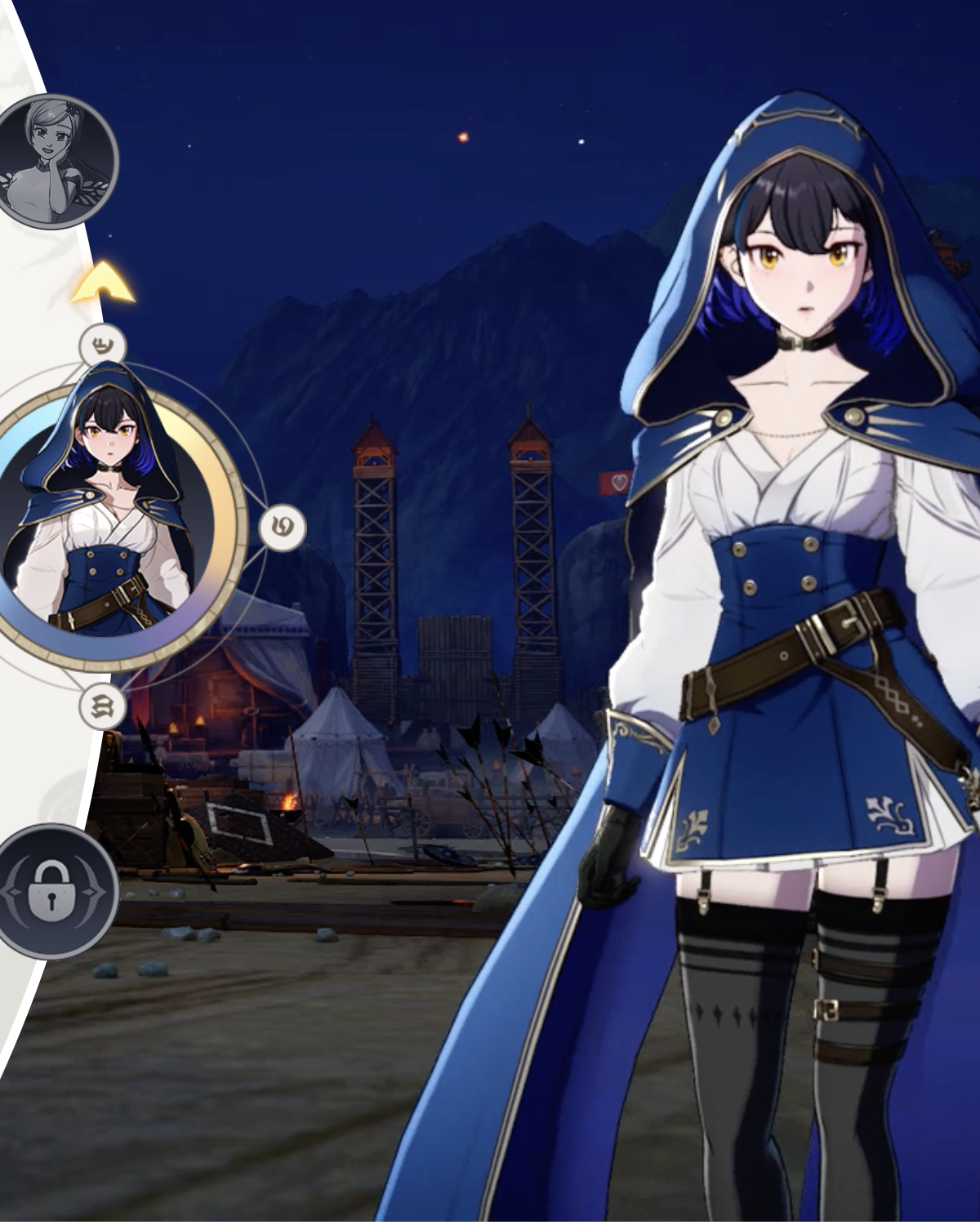 Clotho 角色展示风格图